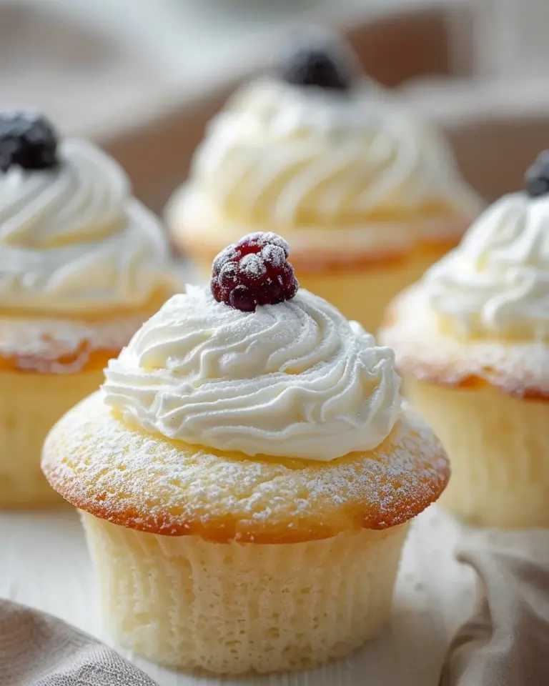 Fluffy Japanese Cotton Cheesecake Cupcakes You’ll Love Baking