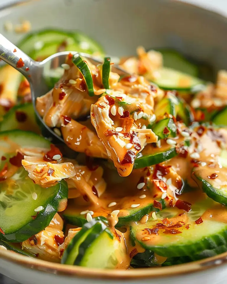 Thai Cucumber Salad with Chicken