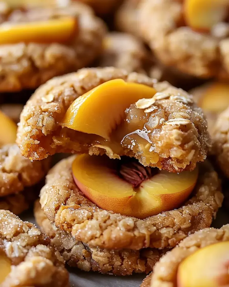 Indulgent Peach Cobbler Cookies for Sweet Summer Bliss