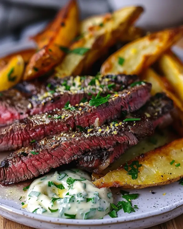 Garlic Parmesan Steak Fries