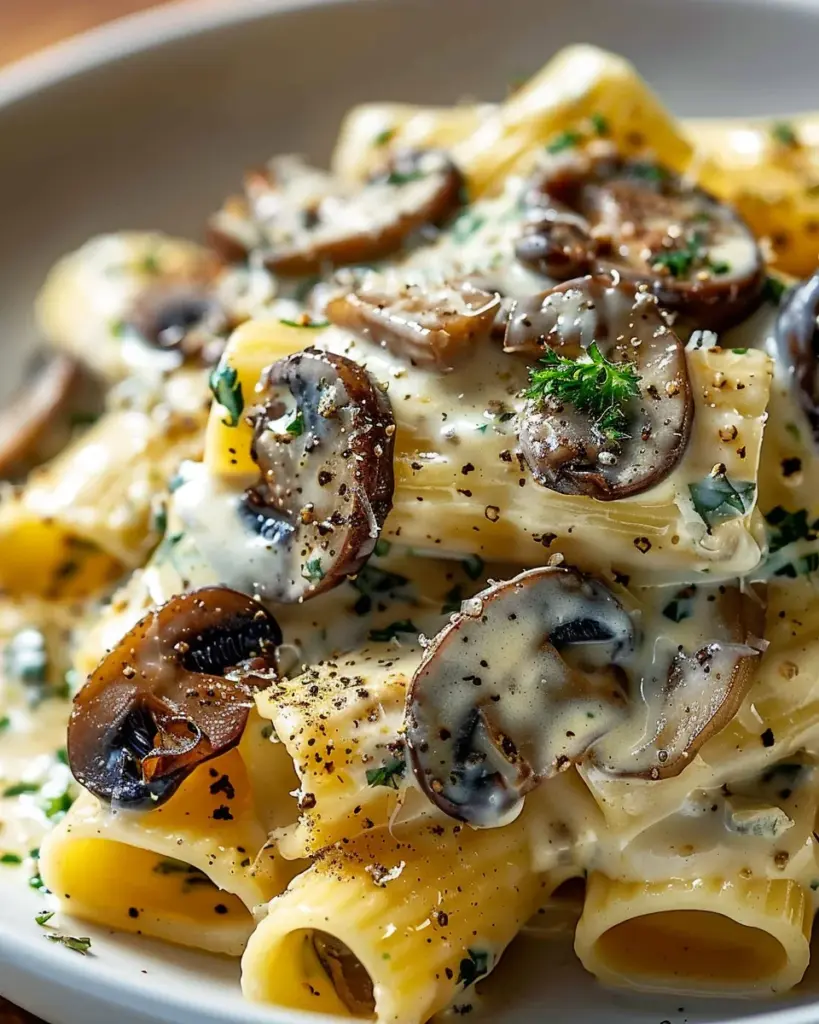 Gorgonzola Truffle Cream Mushrooms