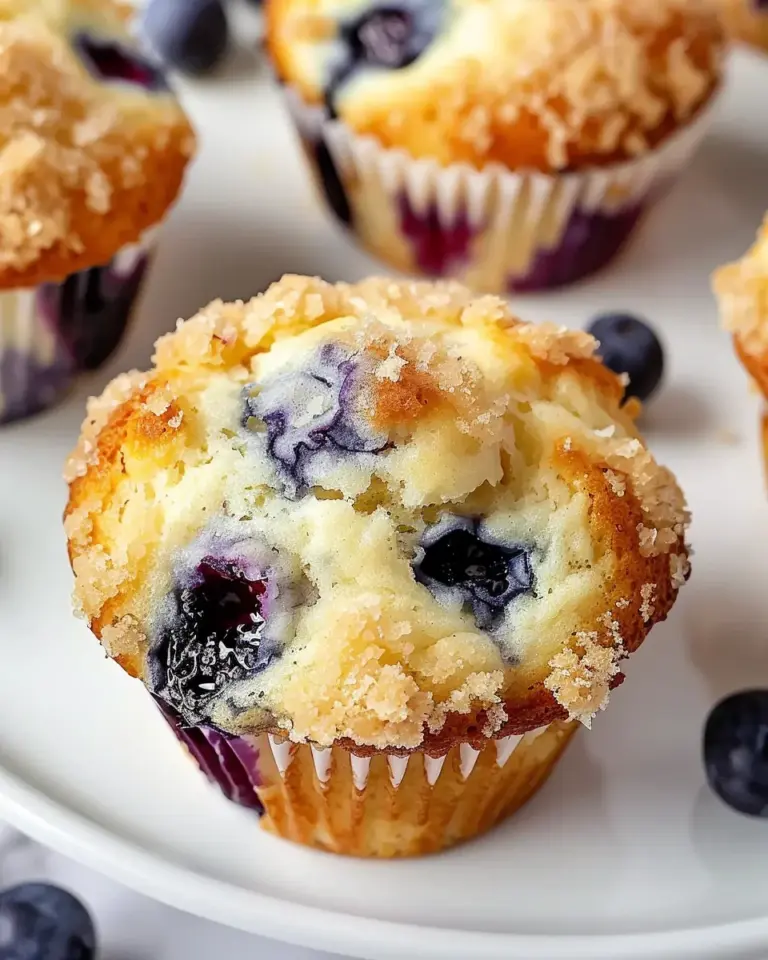 Delicious Blueberry Cream Cheese Muffins