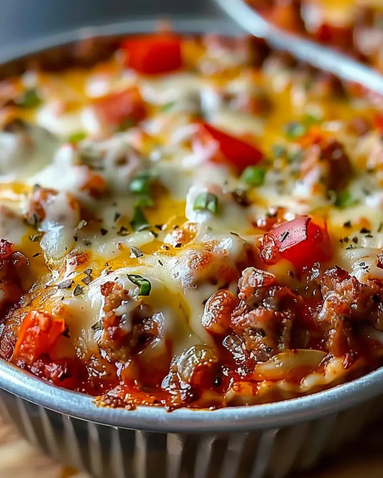 Irresistibly Easy Crustless Pizza Bowl for Low-Carb Lovers