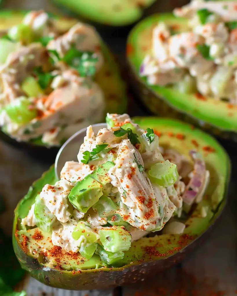 Chicken Salad Stuffed Avocado Recipe