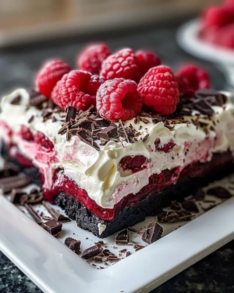 Raspberry Chocolate Lasagna