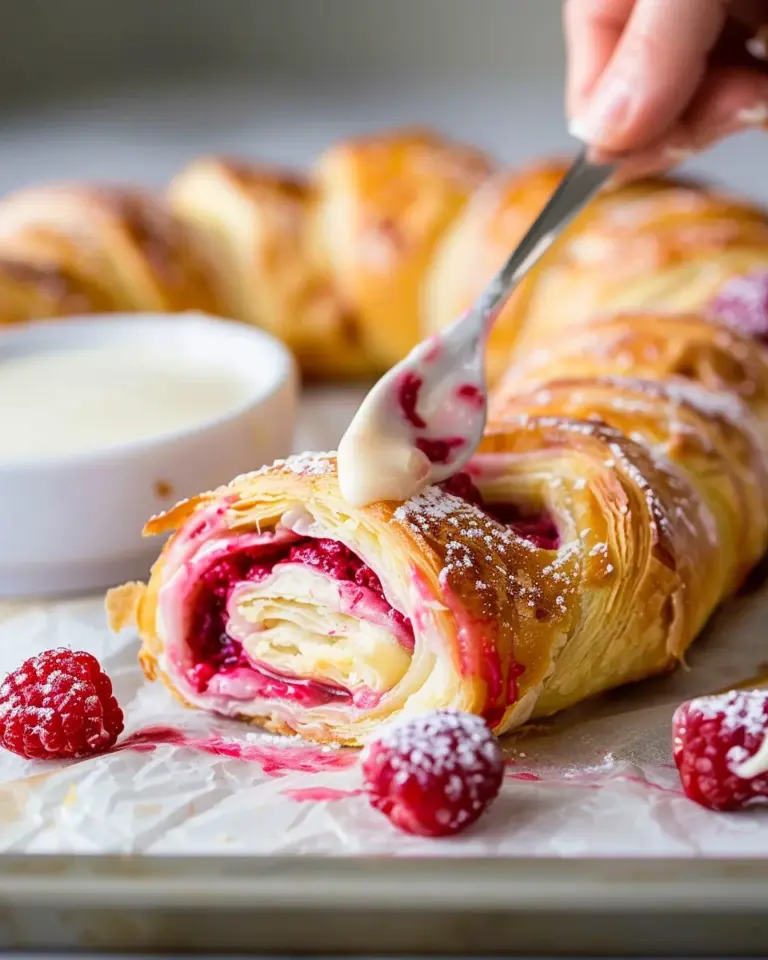 Lemon Raspberry Cream Cheese Danish Rolls