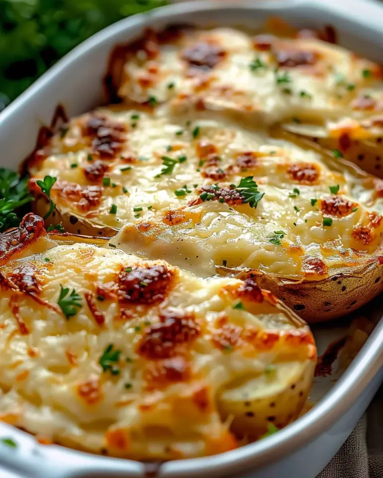 Pommes de Terre Gratinées au Fromage