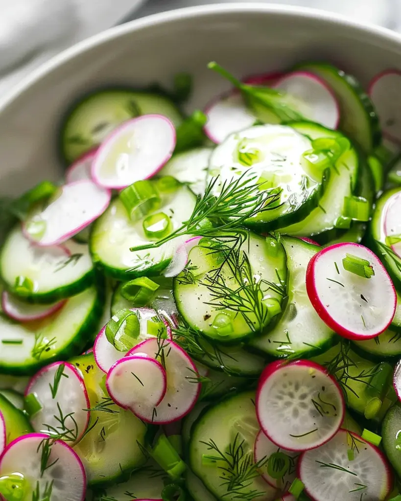 Cucumber Radish Salad