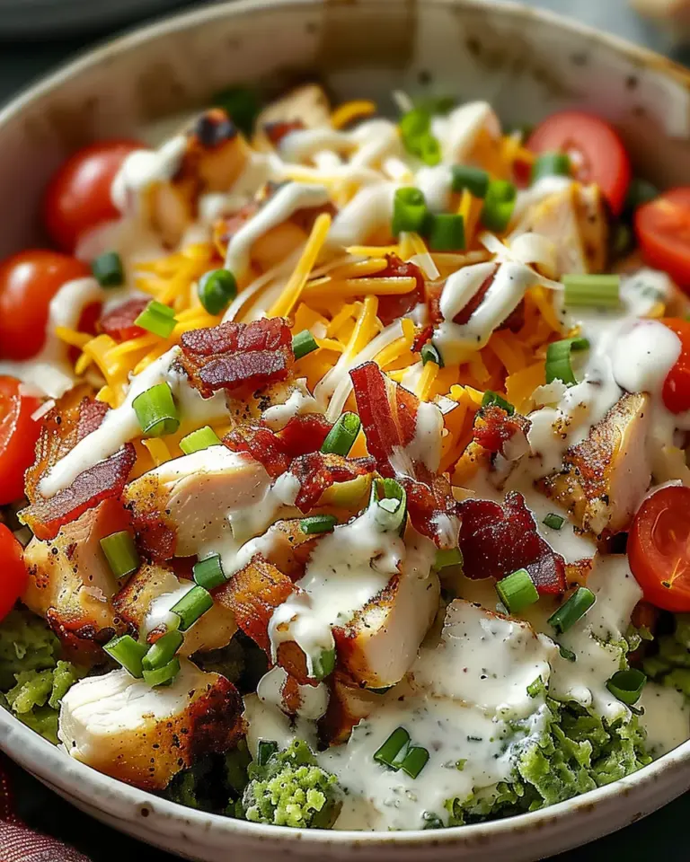 Irresistible Chicken Bacon Ranch Keto Bowls in 40 Minutes
