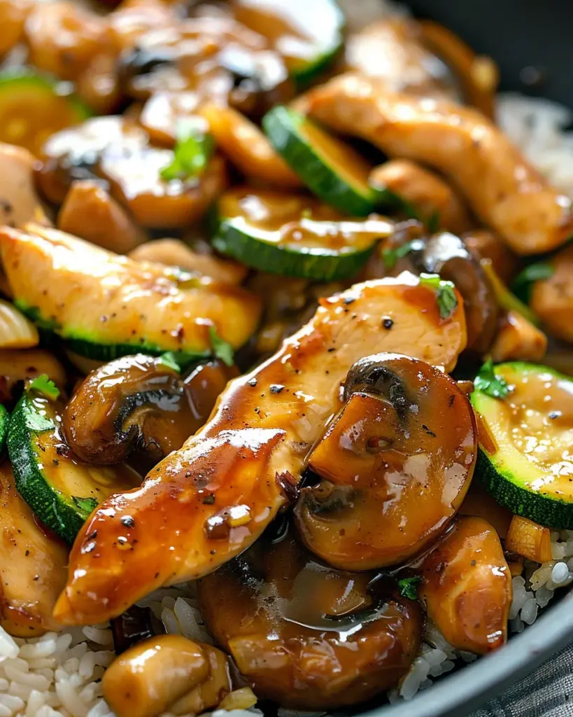 Zucchini Noodle Chicken Alfredo